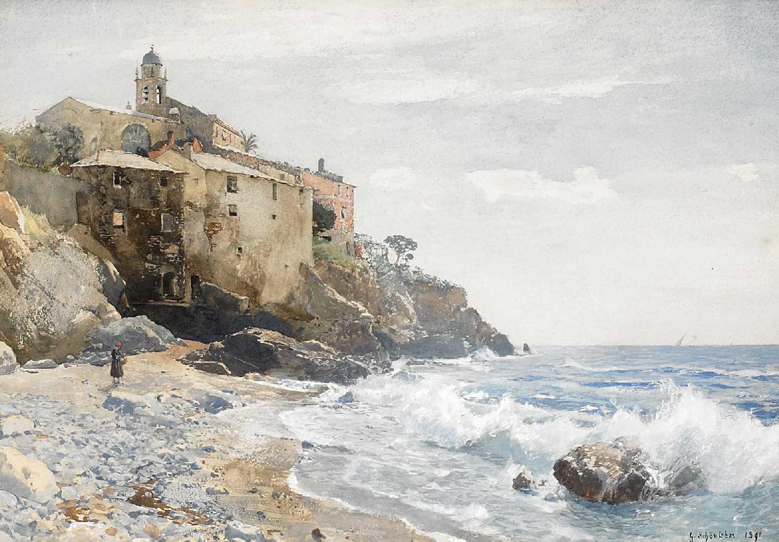 Gustav Schönleber - Quinto al Mare an der italienischen Riviera