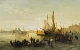 Gustav Schönleber - »Riva Dei Schiavoni«.