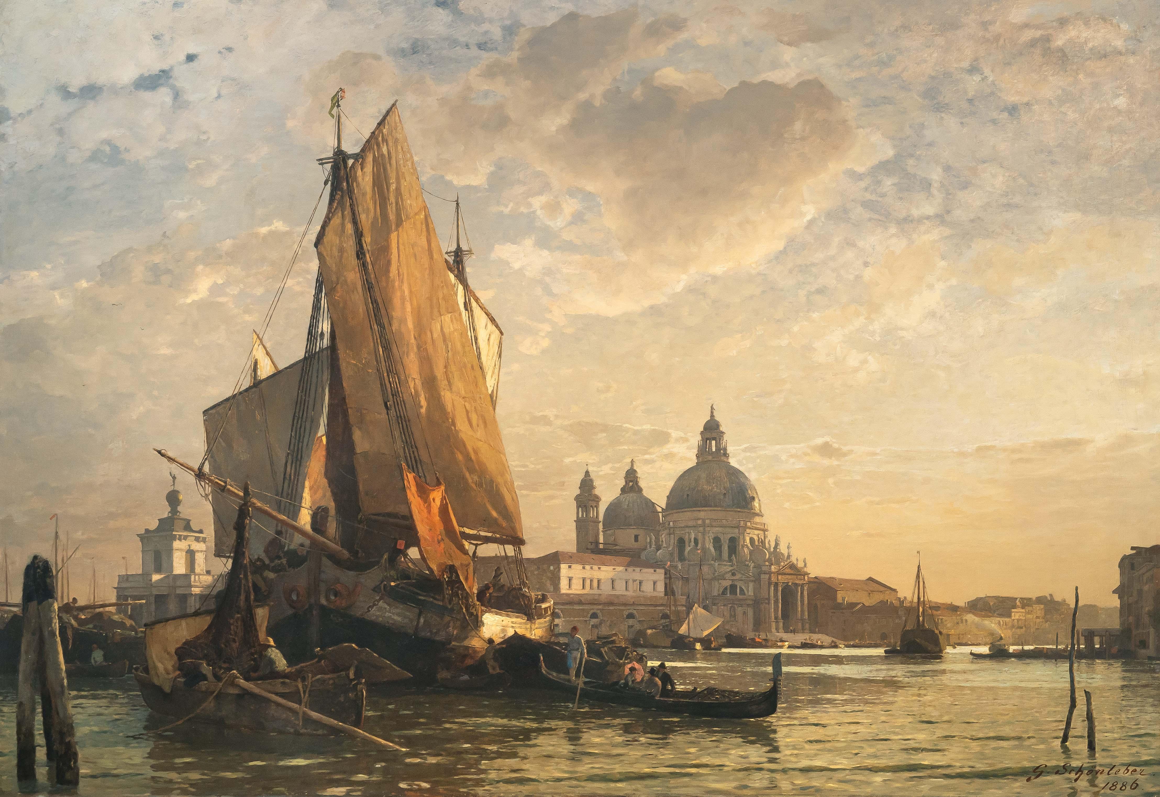 Gustav Schönleber - Venedig, Santa Maria della Salute