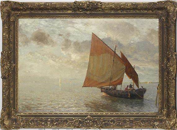 Gustav Schönleber - Venezianisches Fischerboot