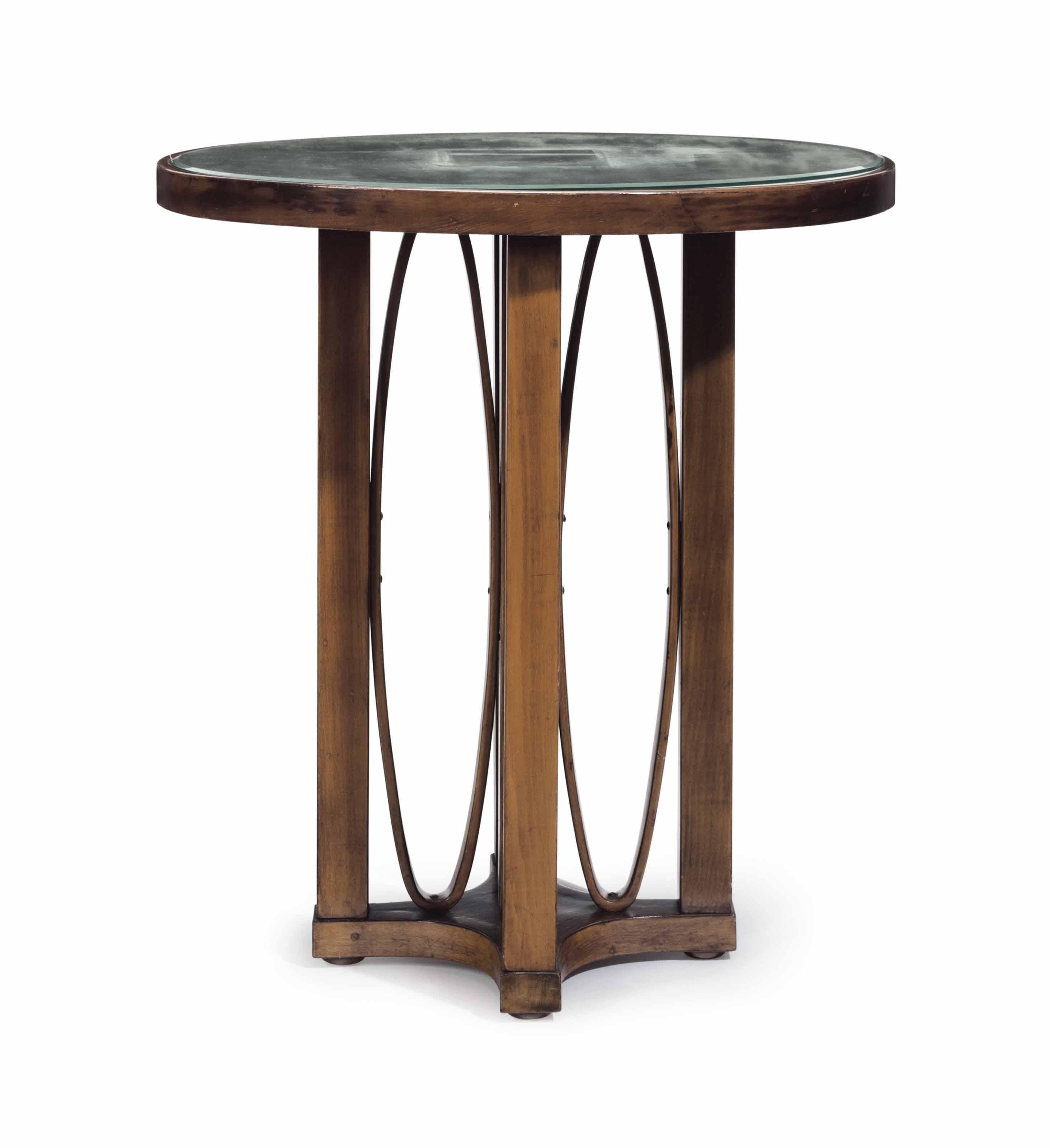 Gustav Siegel - A SIDE TABLE, CIRCA 1901