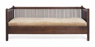 Gustav Stickley - A SETTLE, CIRCA 1909