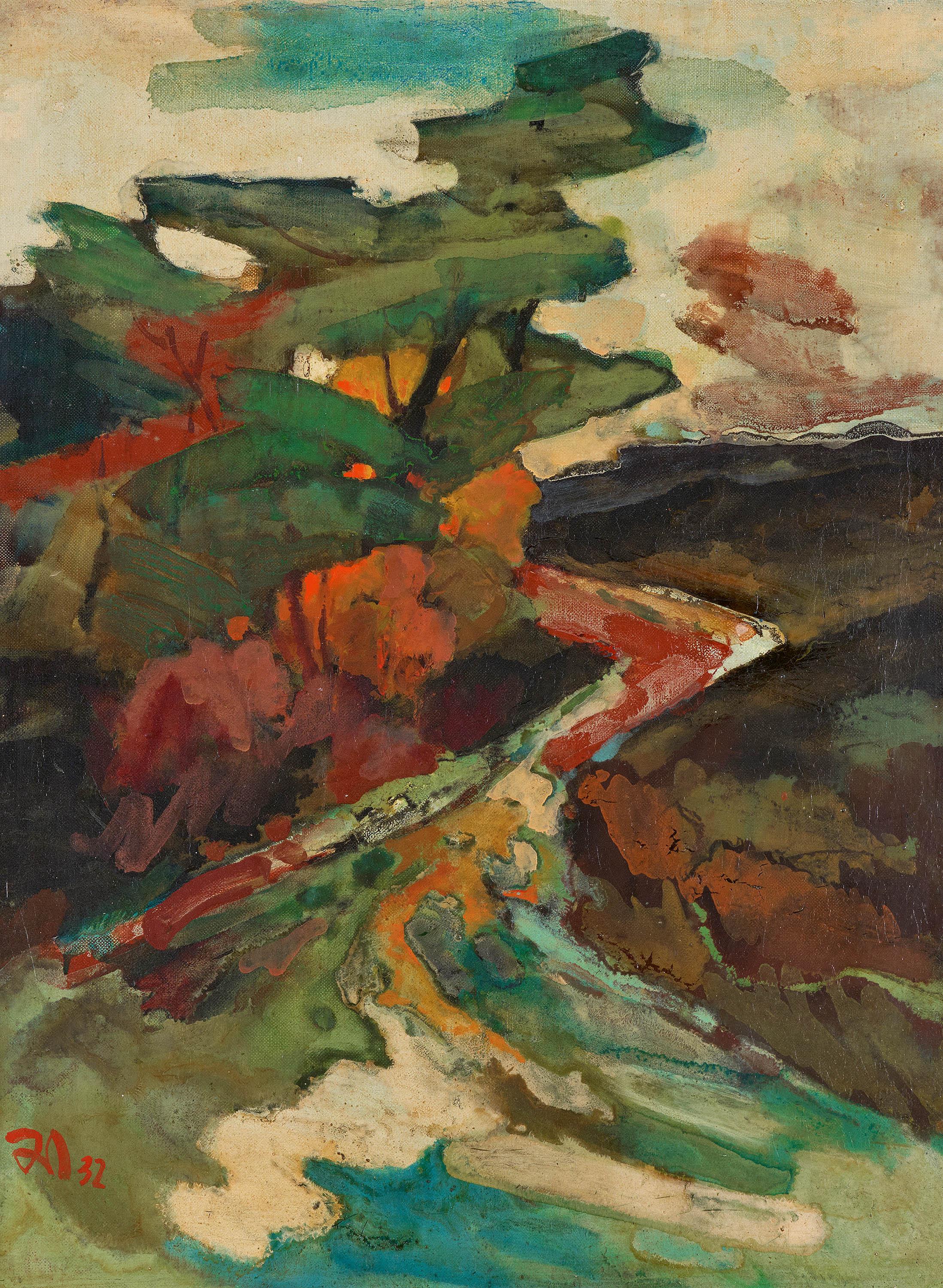 Gustav Wiethüchter - Bergische Landschaft