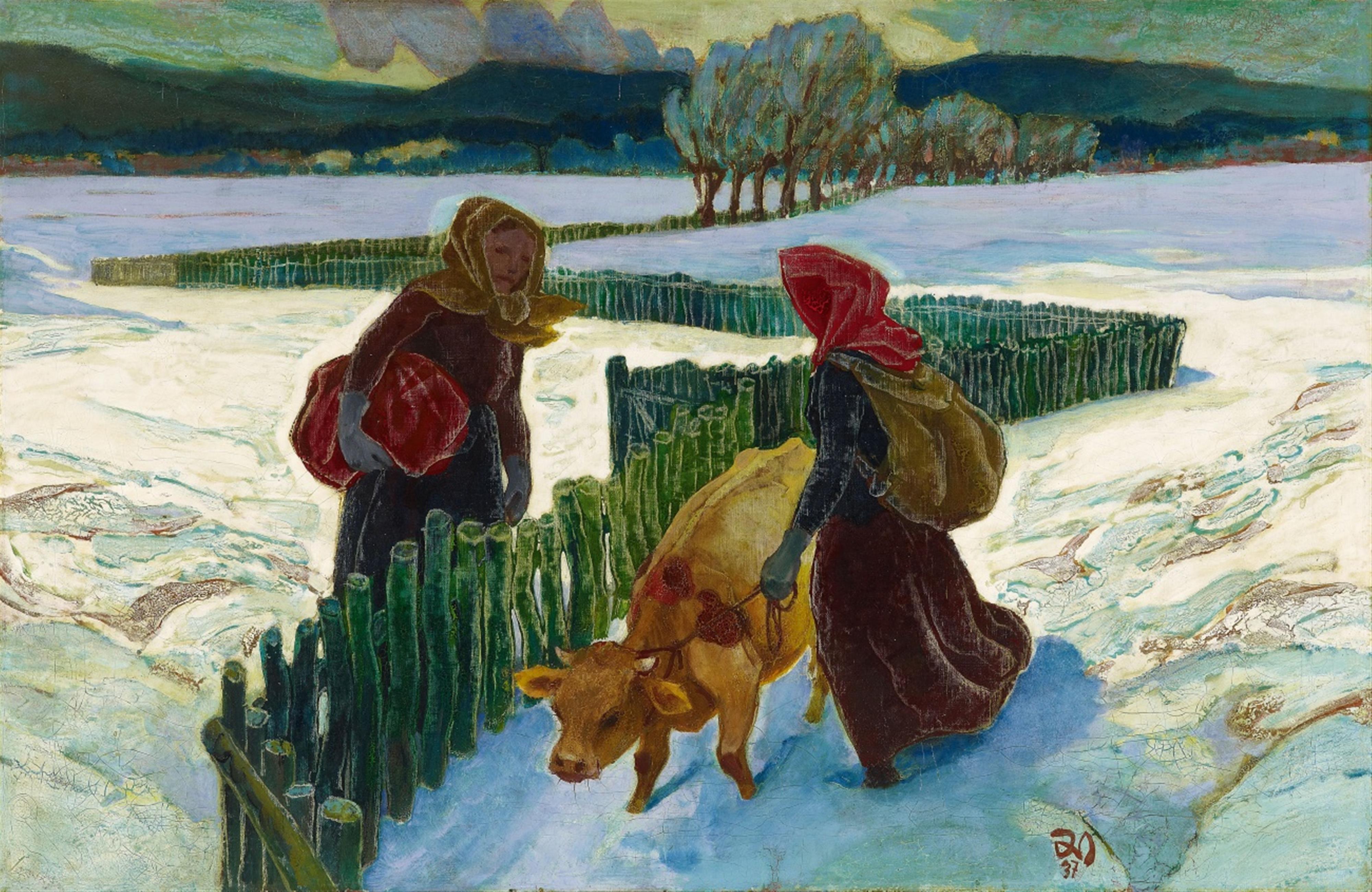 Gustav Wiethüchter - Im Winter