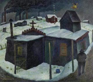 Gustav Wunderwald - Lauben (hinter Fabriken)