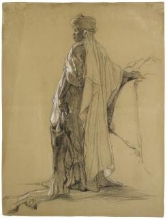 Gustave-Achille Guillaumet - Standing Figure Of An African Woman, Seen From The Side