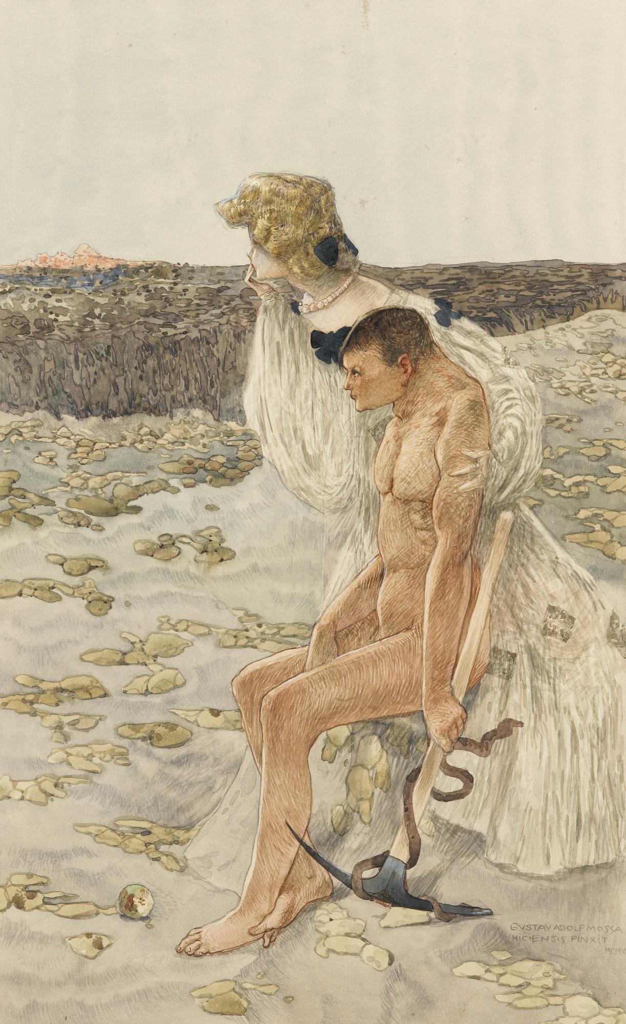 Gustave-Adolphe Mossa - Paradis Perdu