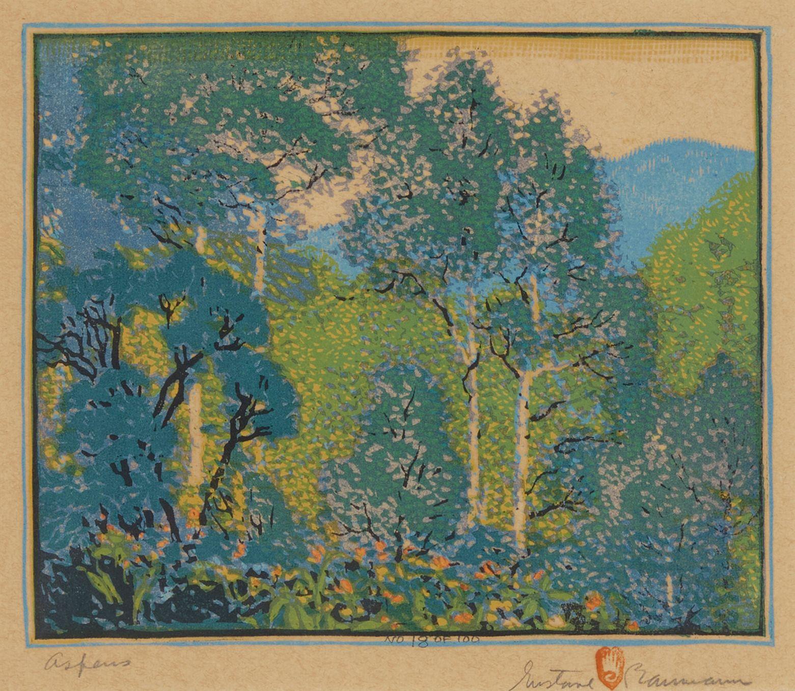 Gustave Baumann - Aspen Summer