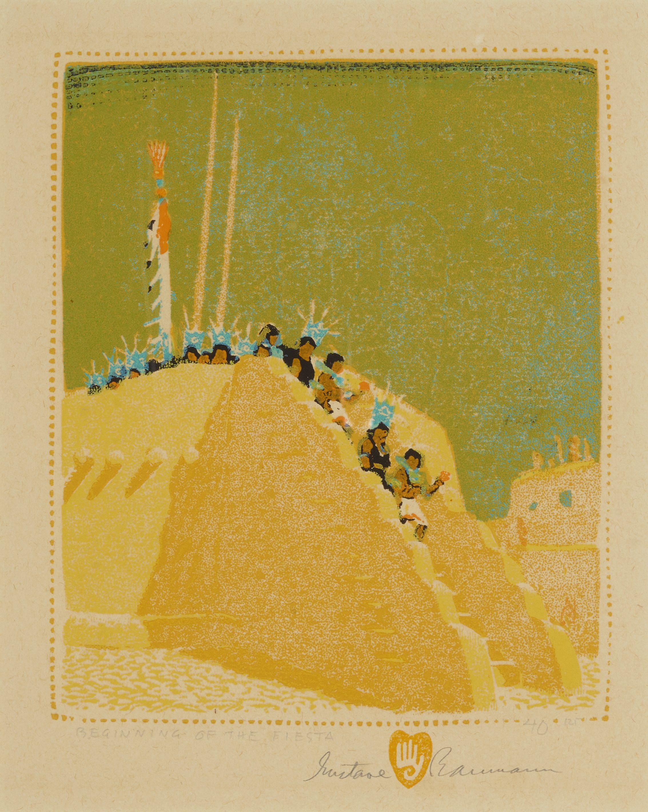 Gustave Baumann - Beginning of the Fiesta