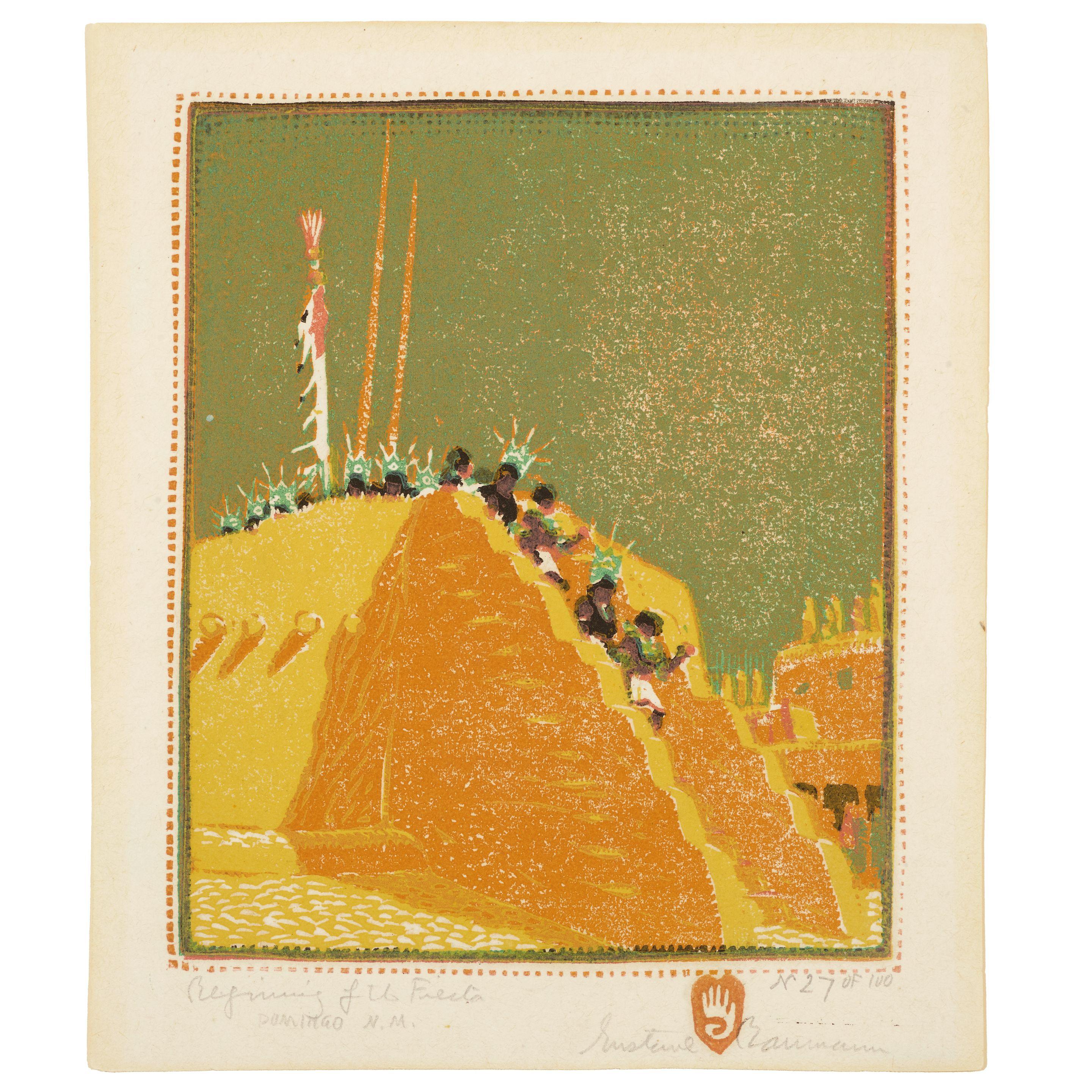 Gustave Baumann - Beginning of the Fiesta