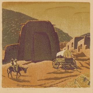 Gustave Baumann - Cordova Plaza