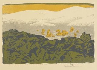 Gustave Baumann - Desert Rock Garden