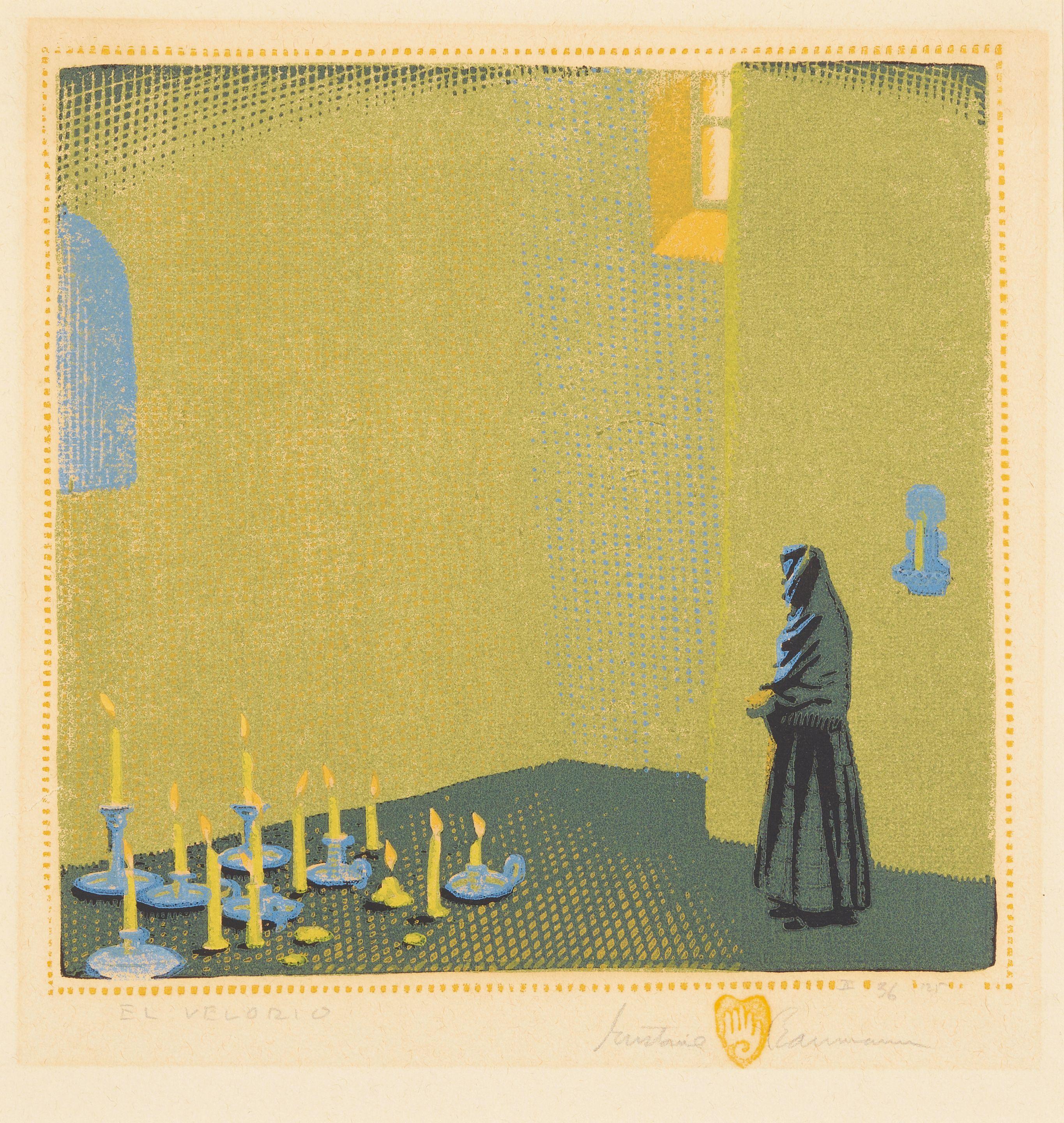 Gustave Baumann - El Velorio