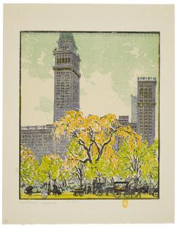 Gustave Baumann - Madison Square
