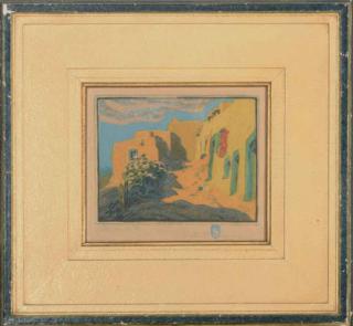 Gustave Baumann - Old Santa Fe