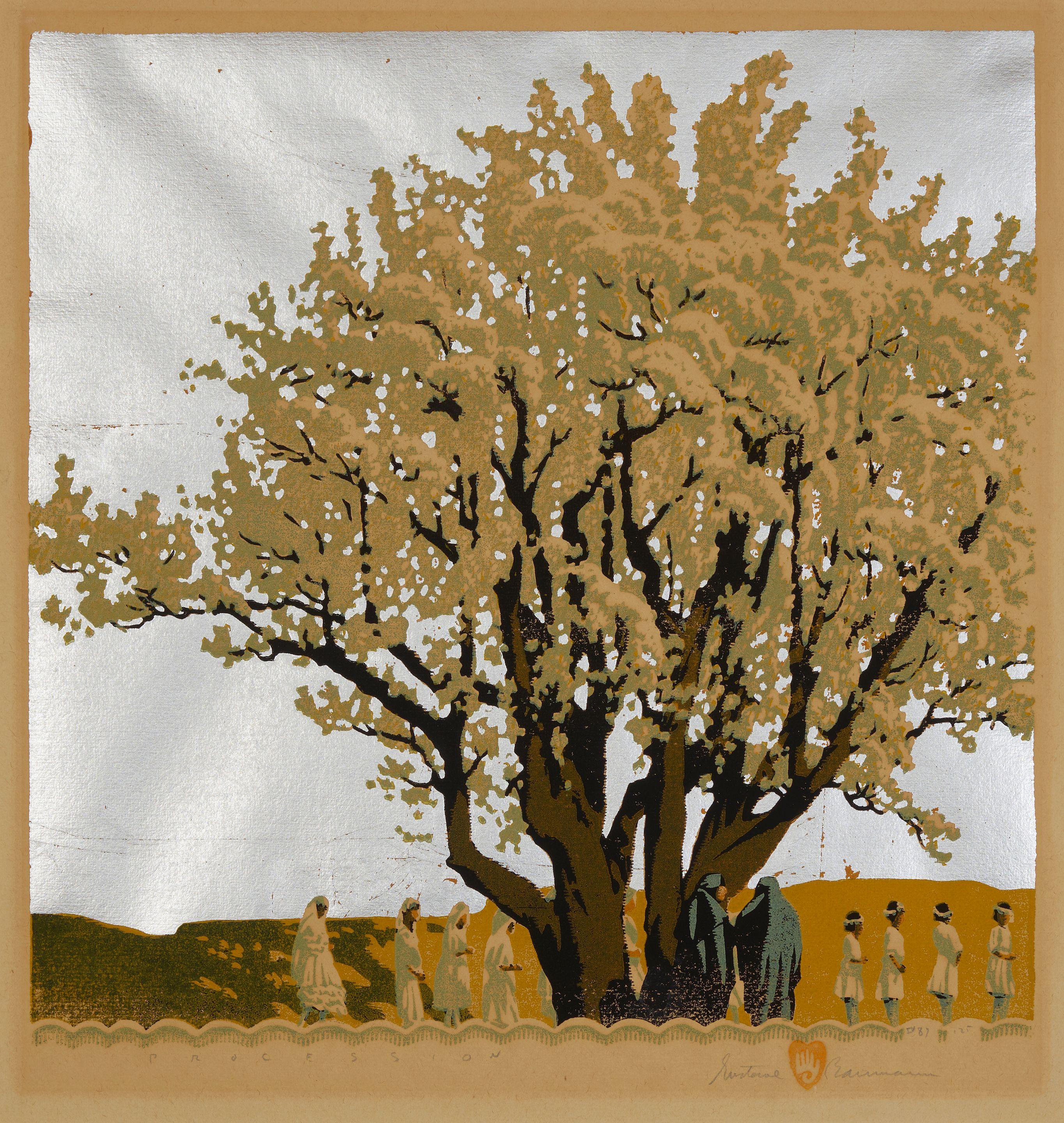 Gustave Baumann - Processional