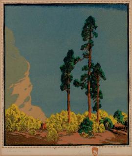 Gustave Baumann - Three Pines