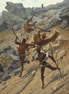 Gustave Boulanger - La déroute des Kabyles