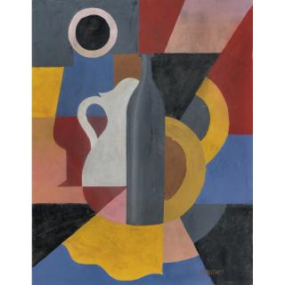 Gustave Buchet - Composition Cubiste Cubist Composition