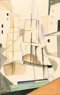 Gustave Buchet - Hafenszene