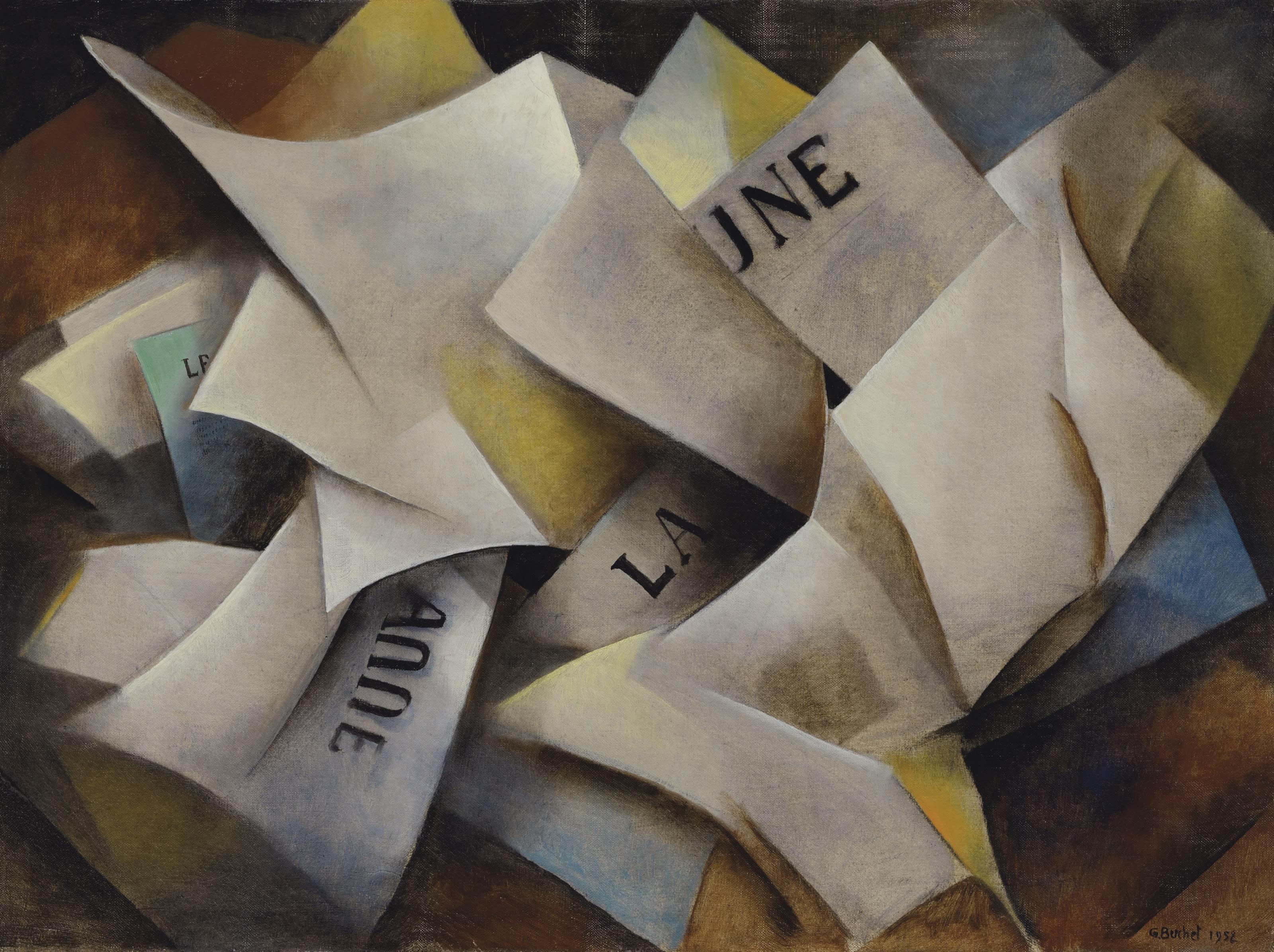 La tribune, 1952 by Gustave Buchet | Art.Salon