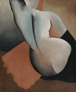 Gustave Buchet - Nu De Dos, 1930 Nude Seen From Back, 1930