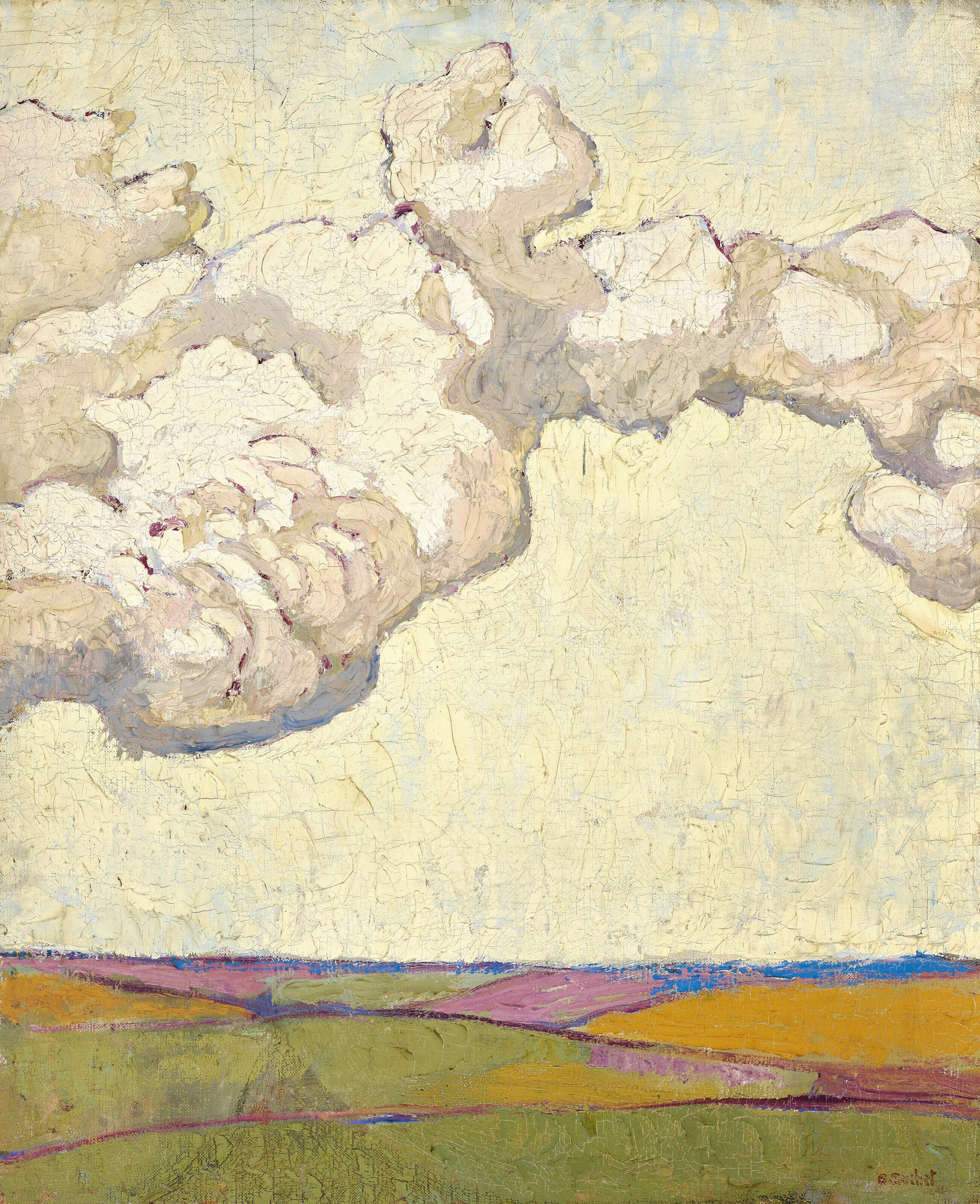 Gustave Buchet - Paysage aux nuages