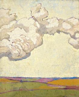 Gustave Buchet - Paysage aux nuages