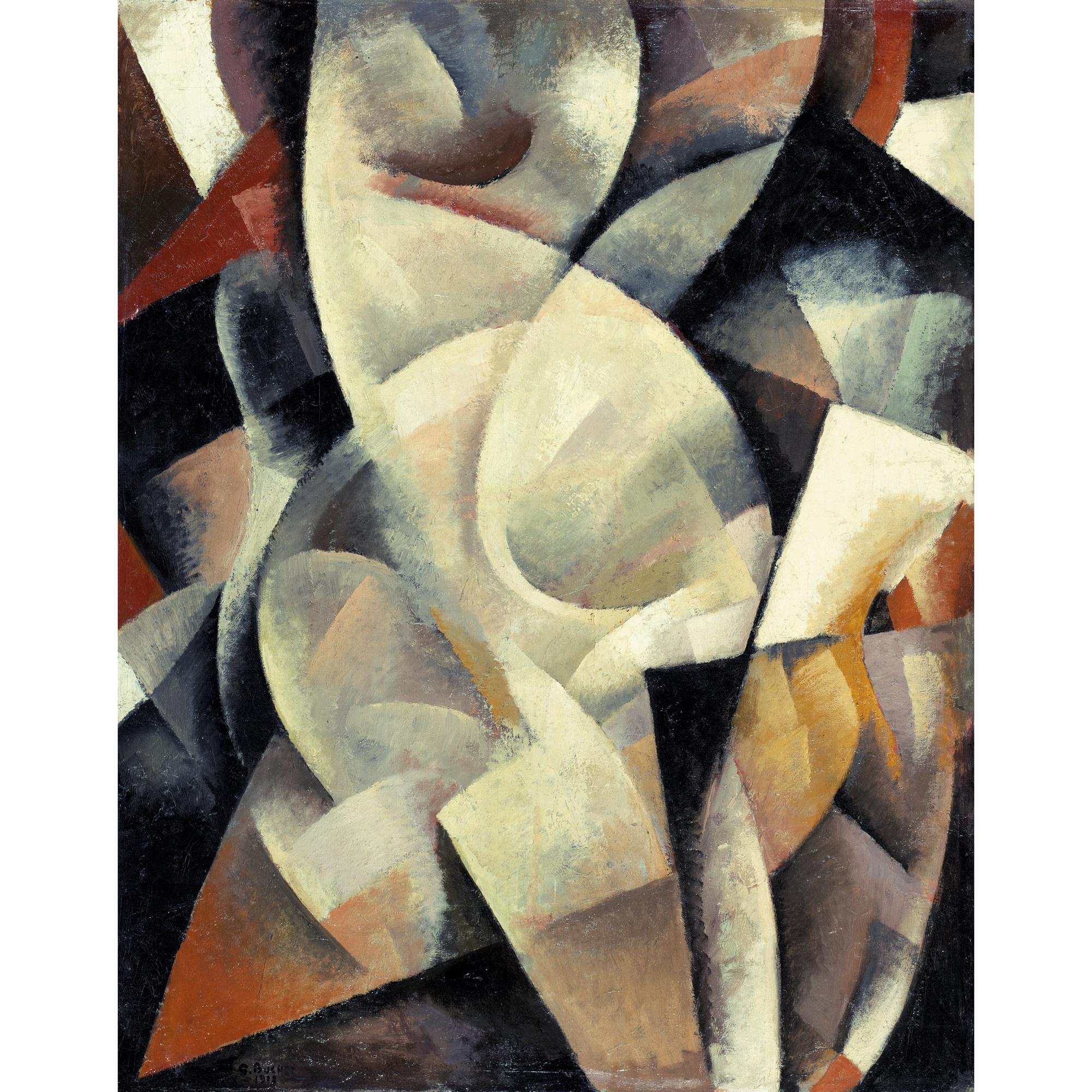 Gustave Buchet - Torse En Mouvement, 1918 Body In Movement, 1918