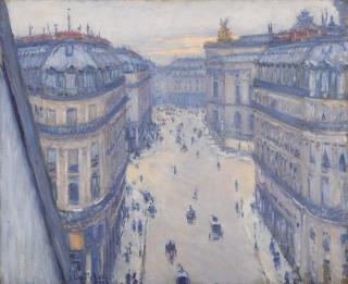 Gustave Caillebotte - La Rue Halévy, Vue Du Sixième Étage
