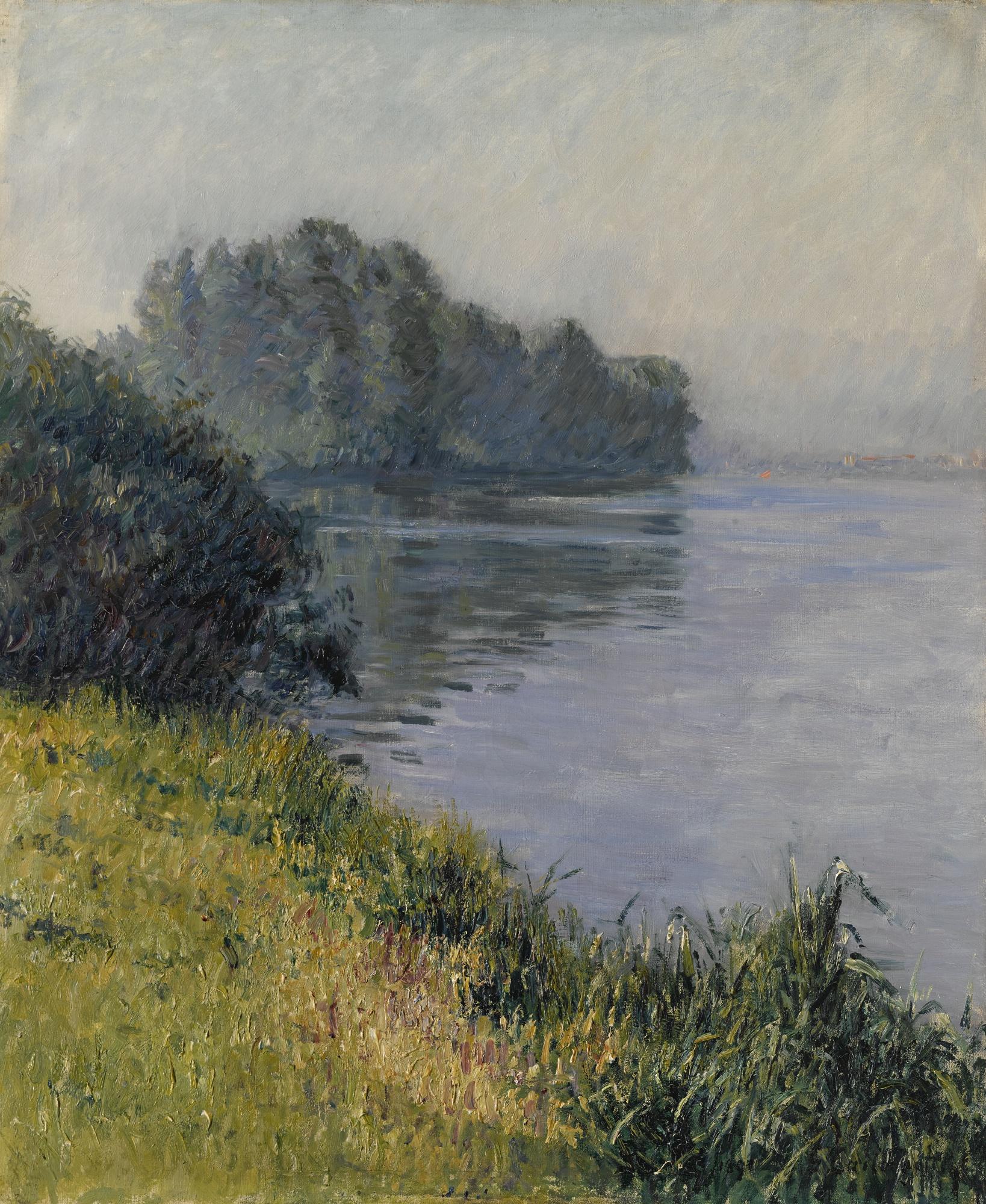Gustave Caillebotte - La Seine À L\'Île Marante Par Temps Brumeux