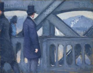 Gustave Caillebotte - Le Pont de l\'Europe, esquisse
