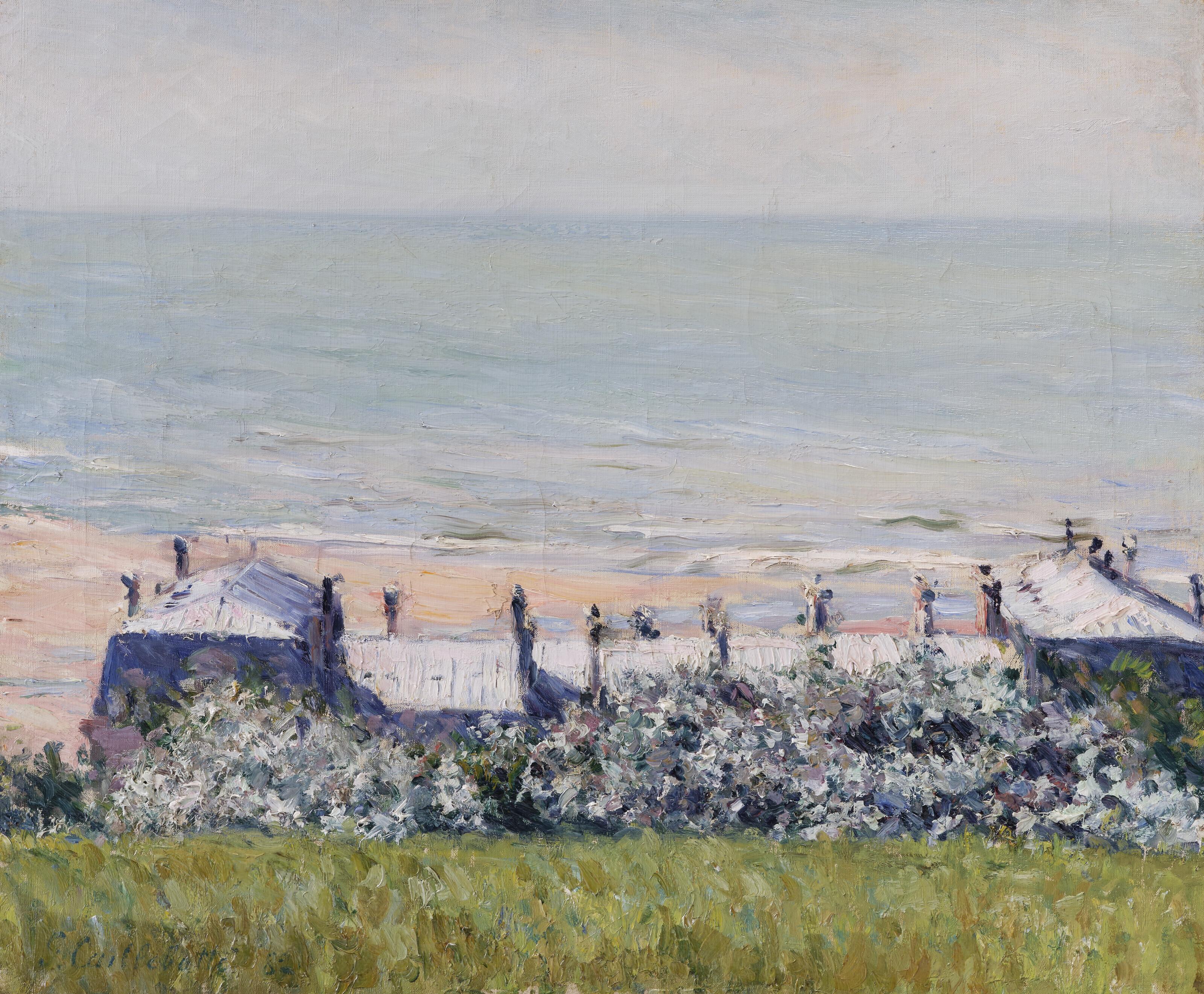 Gustave Caillebotte - Les toits de l\'Hôtel des Roches Noires, Trouville