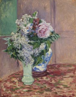 Gustave Caillebotte - Lilas Et Pivoines Dans Deux Vases