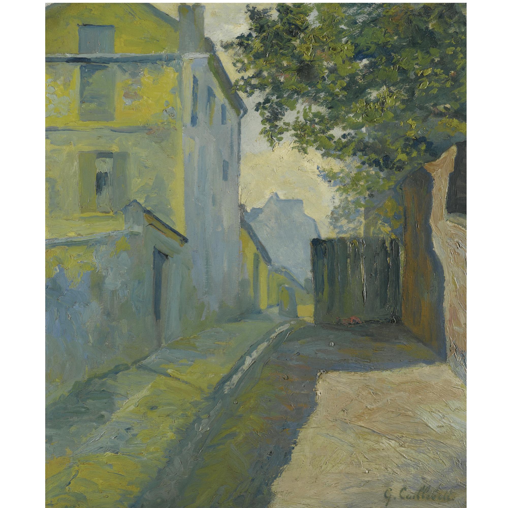 Gustave Caillebotte - Rue Du Mont-Cenis, Montmartre