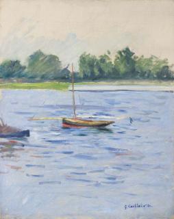 Gustave Caillebotte - Voiliers sur la Seine à Argenteuil