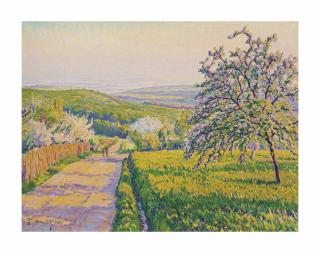 Gustave Camille Gaston Cariot - Paysage