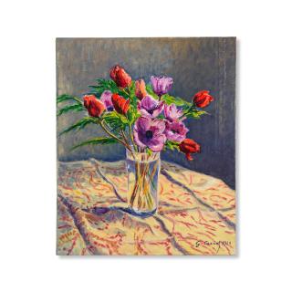 Gustave Cariot - Anémones dans un verre