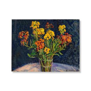 Gustave Cariot - Bouquet de Giroflets