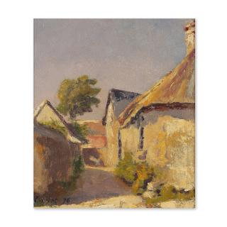Gustave Cariot - Couverture de chaume en Beauce