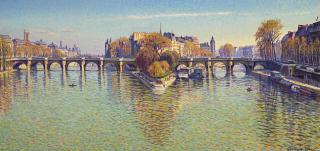 Gustave Cariot - Le Pont Neuf à Paris (beau temps clair)