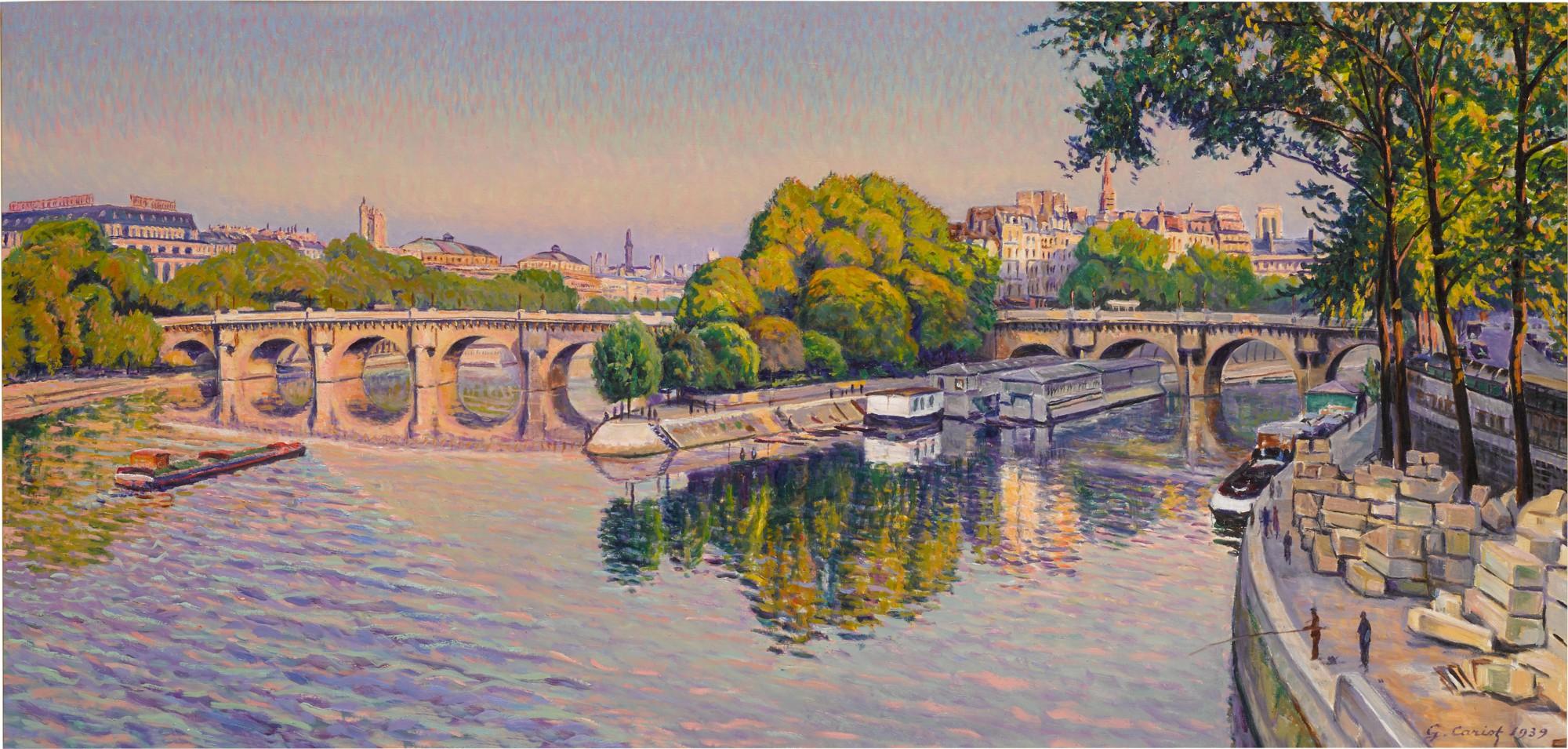 Gustave Cariot - Le Pont-Neuf, eté, 20 heures
