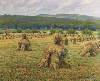Gustave Cariot - Les meules de foin