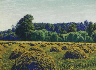 Gustave Cariot - Meules de foin