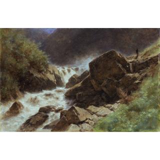 Gustave Castan - Schmadribach (Berner Oberland) Schmadribach (Bernese Oberland)