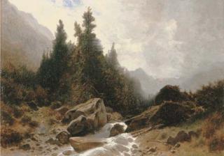 Gustave Castan - Wildbach
