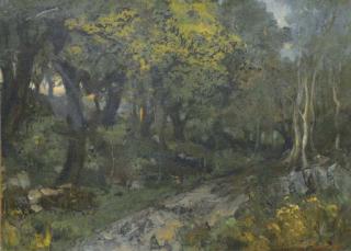 Gustave Courbet - Chemin Dans Un Sous-Bois