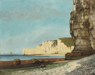 Gustave Courbet - Étretat: Les Falaises