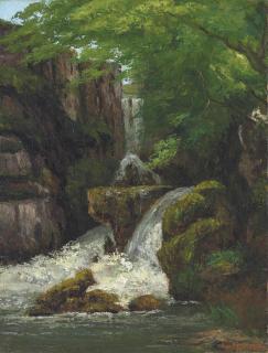 Gustave Courbet - Falaises Et Cascades