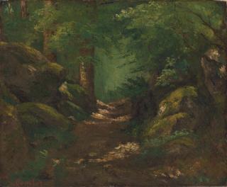 Gustave Courbet - French La Clairière